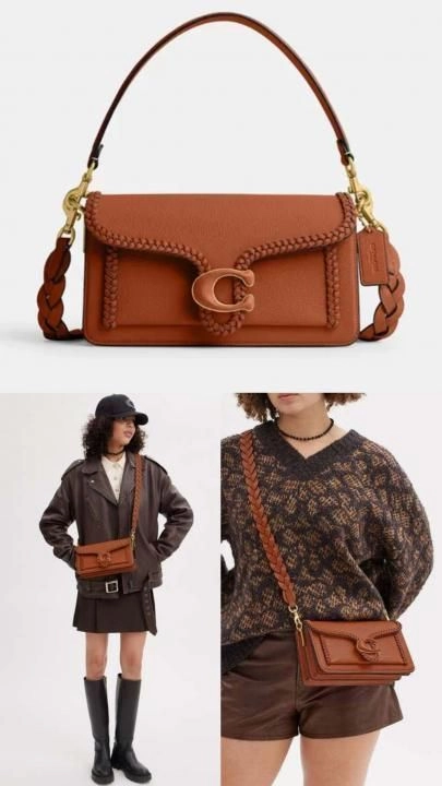 Coacch Tabby 26 Braided Medium Shoulder Bag High End Quality With OG Box