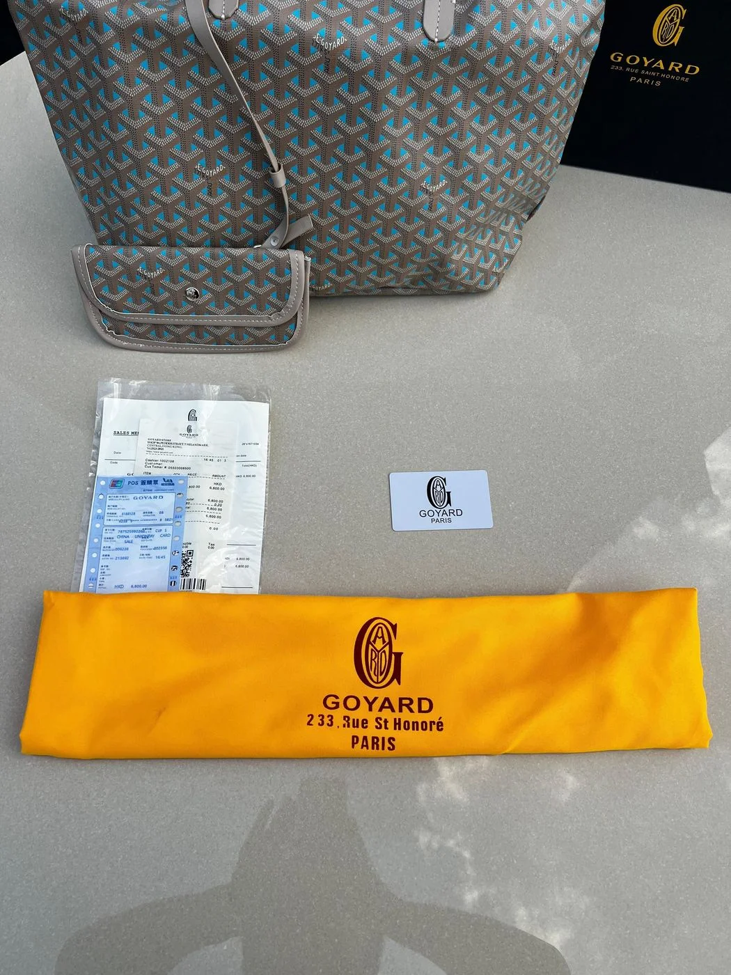 GOYAARD SAINT PM TOTE BAG WITH OG BOX DUSTBAG 3