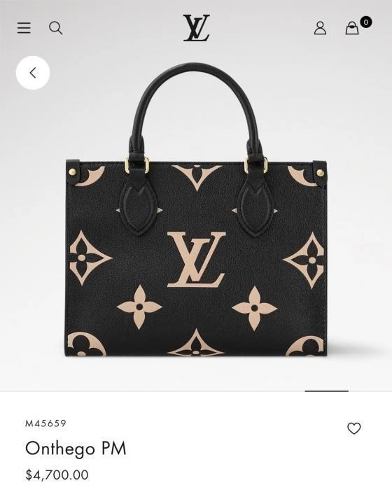 LOUUIS VUUITTON LV ONTHEGO PM TOTE WITH OG DOUBLE BOX PACKING WITH DUSTABAG CARDS TAGS ETC