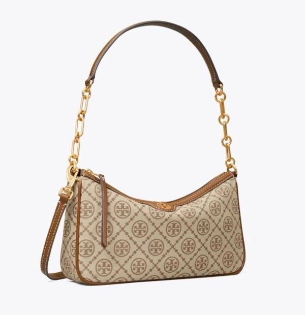 Tory_Burc.h_Studio_Jacquard_Brown_ShoulderBag_With_Original_Box_DustCover 1