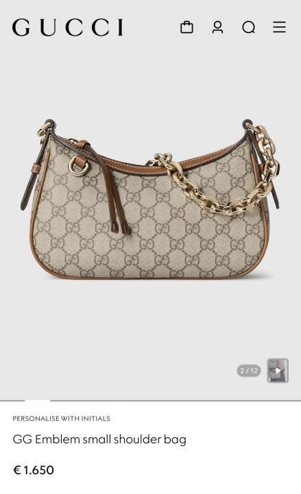 GUCCI_GG_EMBLEM_SMALL_SHOULDER_BAG_WITH__OG_DOUBLE_BOX__PACKING_DUSTBAG_CARDS_TAGS_etc 1