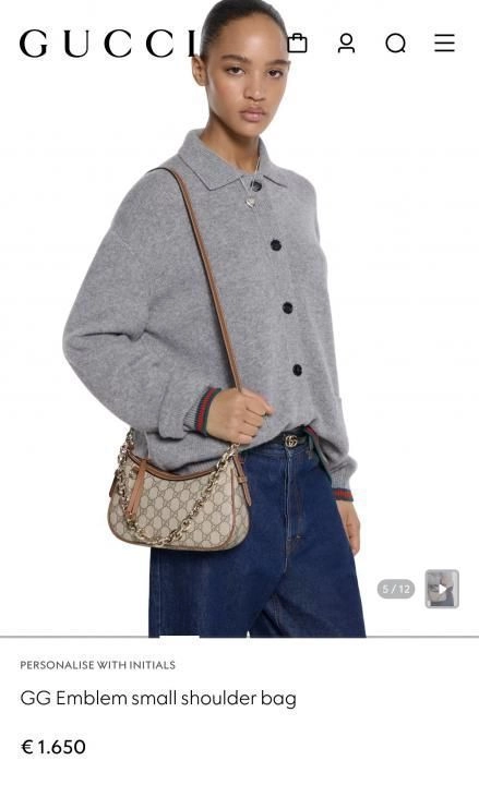 GUCCI_GG_EMBLEM_SMALL_SHOULDER_BAG_WITH__OG_DOUBLE_BOX__PACKING_DUSTBAG_CARDS_TAGS_etc 2