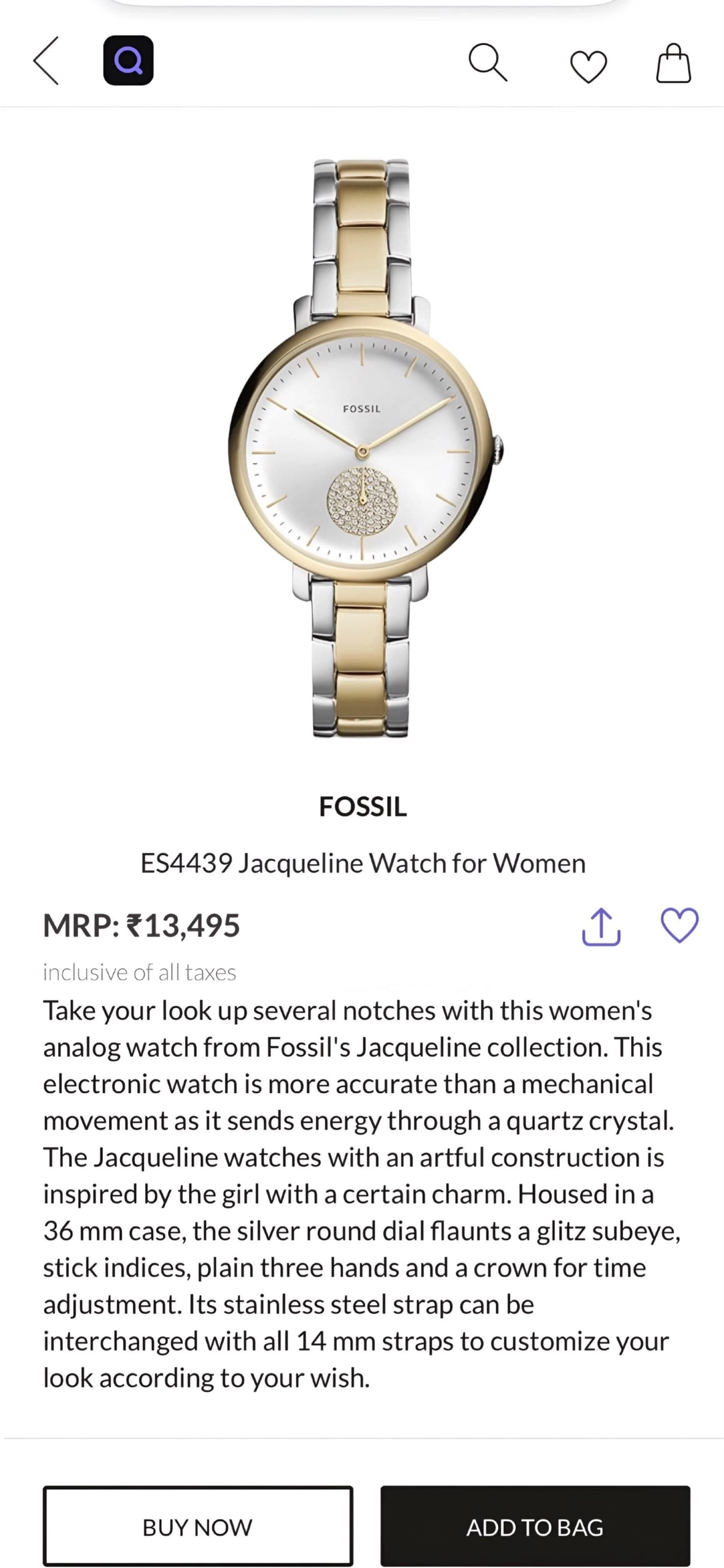 Fossil ladies 2