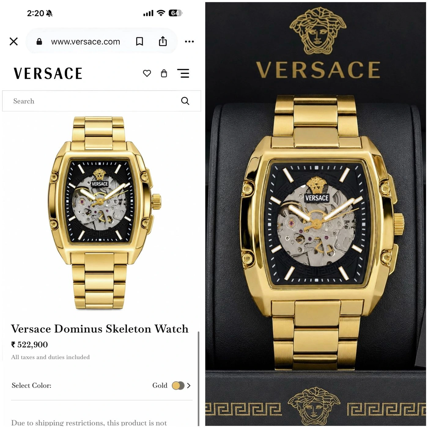 Vesace automatic