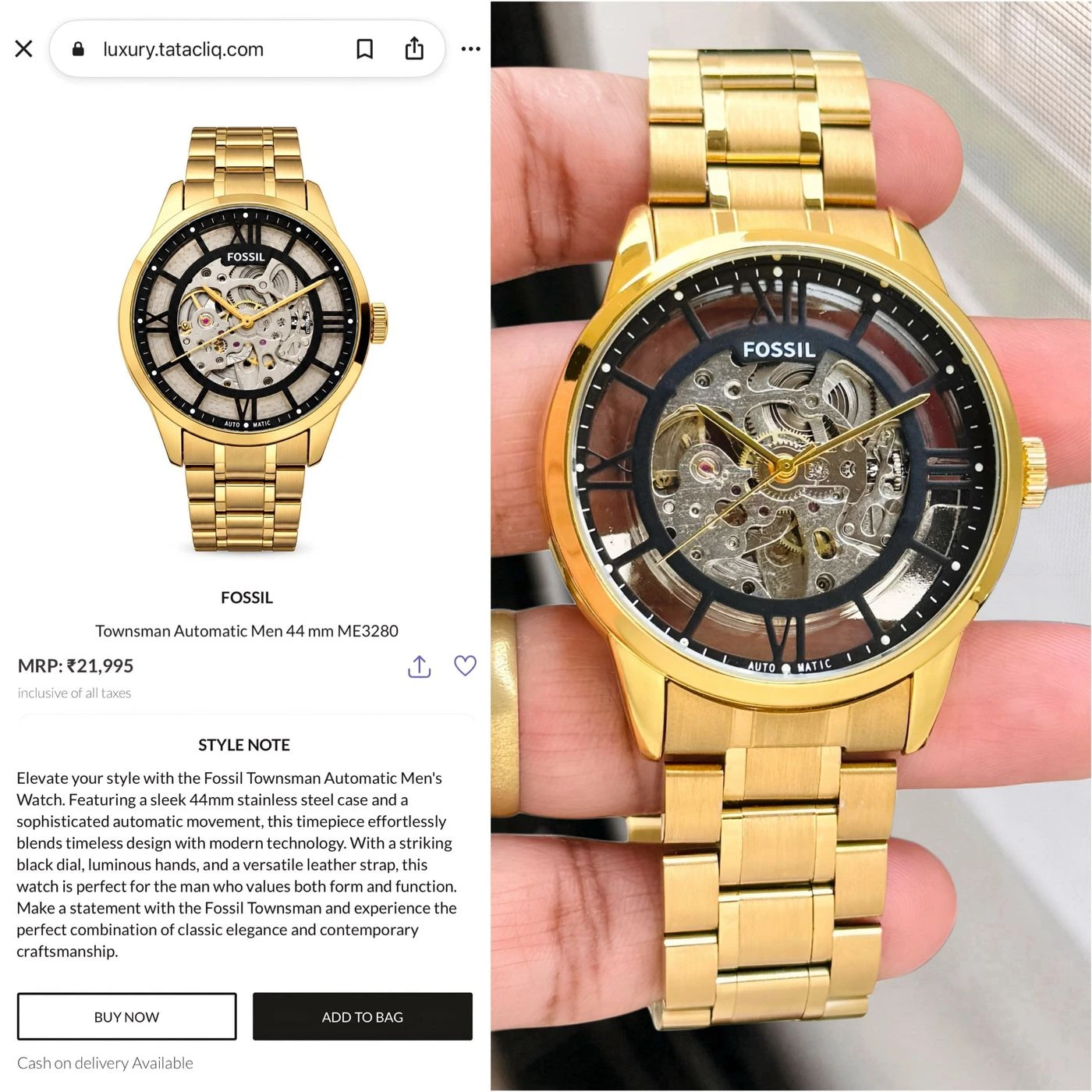 Fossil Automatic 4