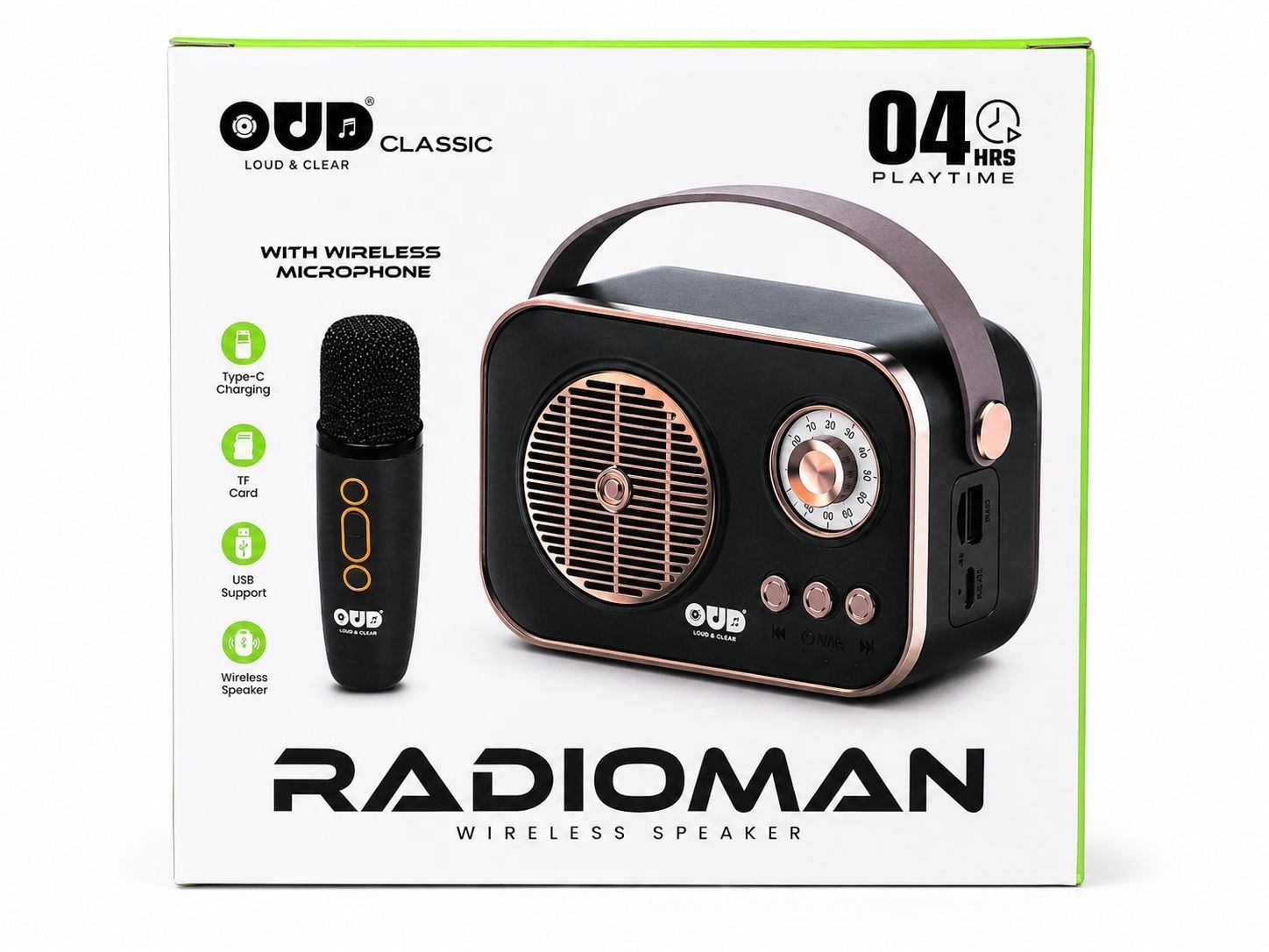 RADIOMAN WIRELESS SPEAKER WITH MIC 2