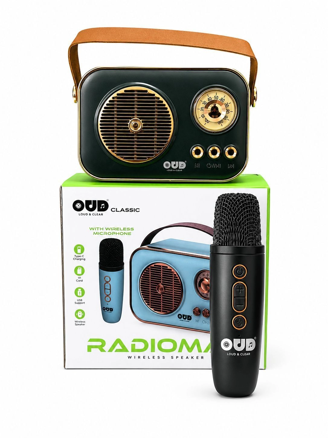 RADIOMAN WIRELESS SPEAKER WITH MIC