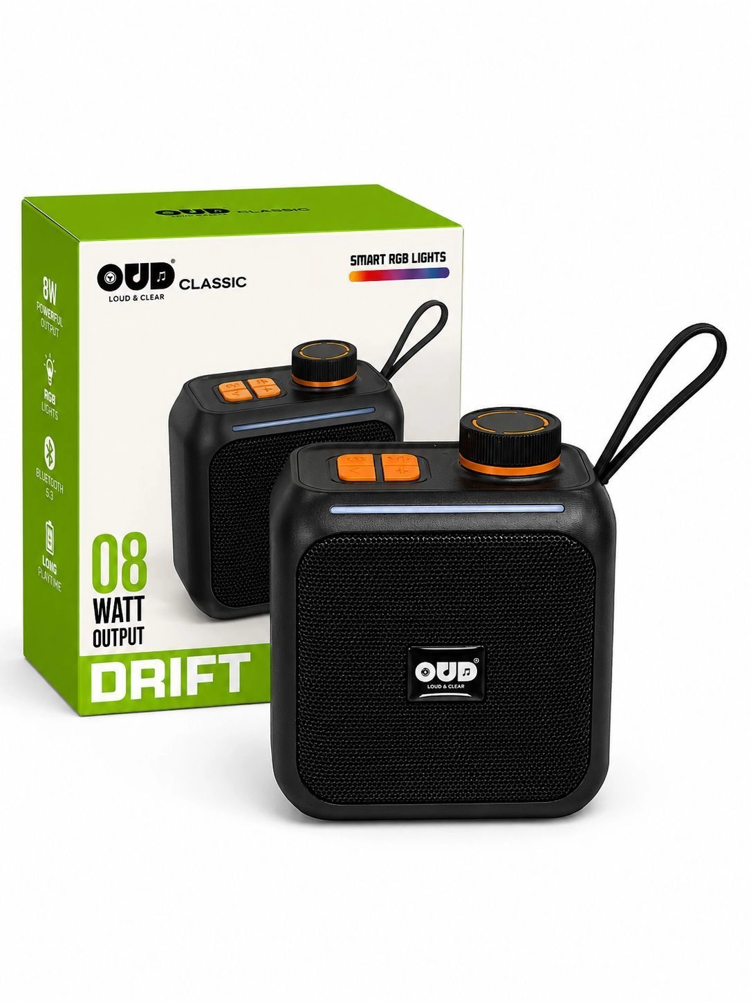 OUD DRIP WIRELESS SPEAKER WITH VOLIUM CONTROL