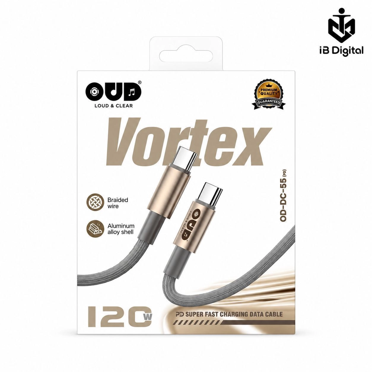OUD VORTEX C-C 120W  SUPER FAST CHARGE DATA CABLE 1