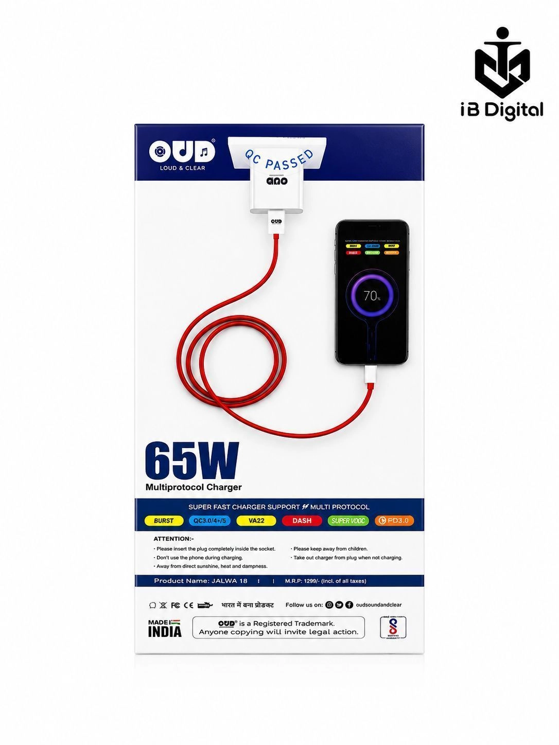 OUD JALWA 18 , 65W MULTIPROTOCOL CHARGER 2
