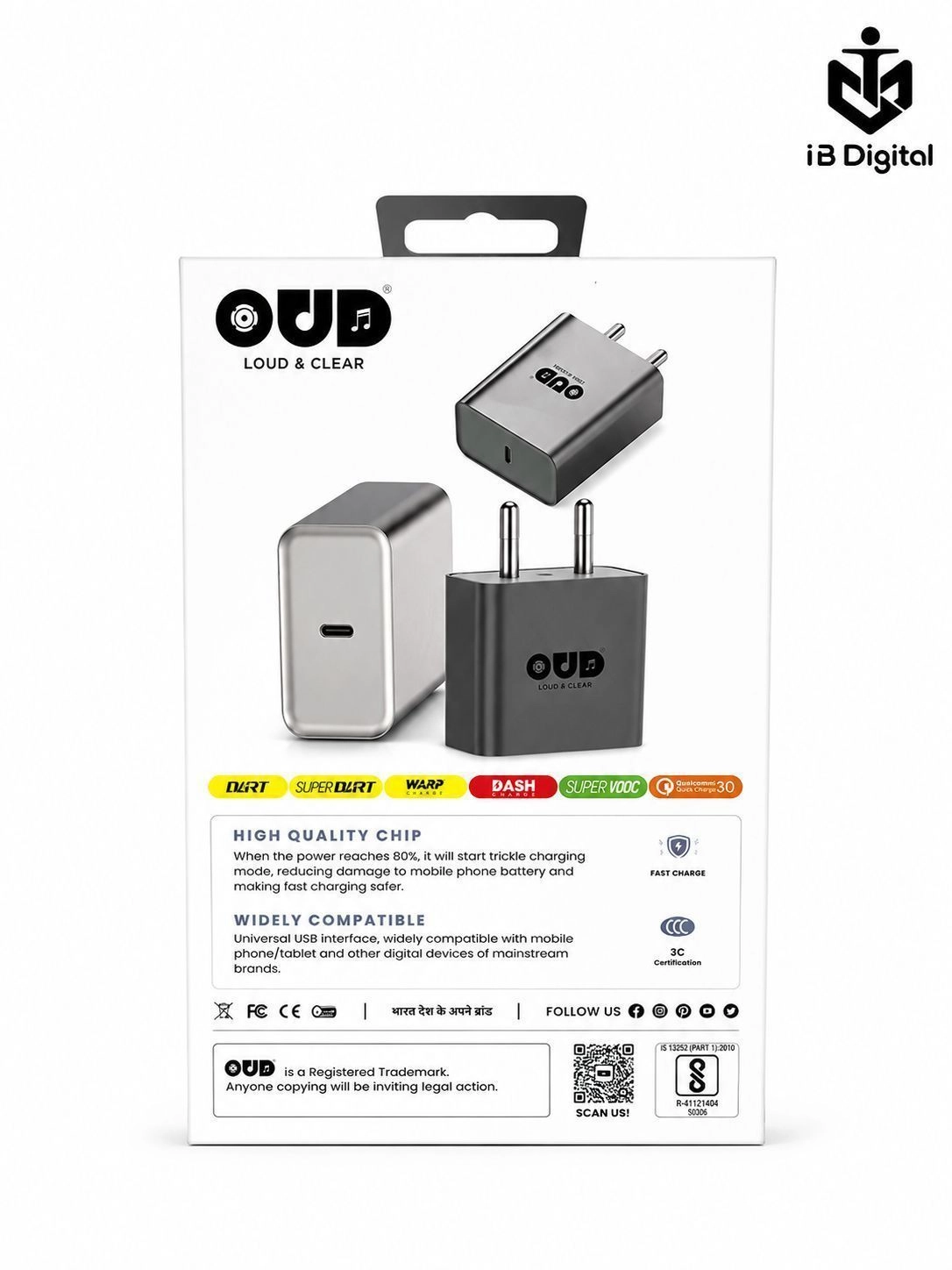 OUD TITAN 45W PD FAST CHARGER WITH FAST CHARGING CABLE 2