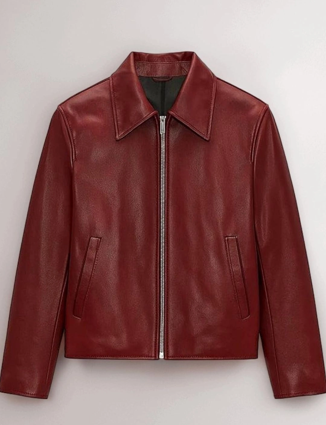 LEATHER JACKET (RED)