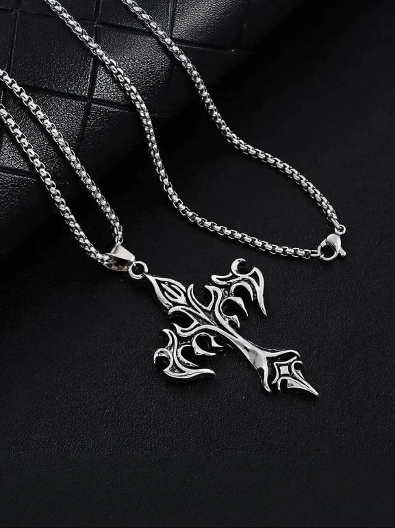 THORN CROSS CHAIN 2