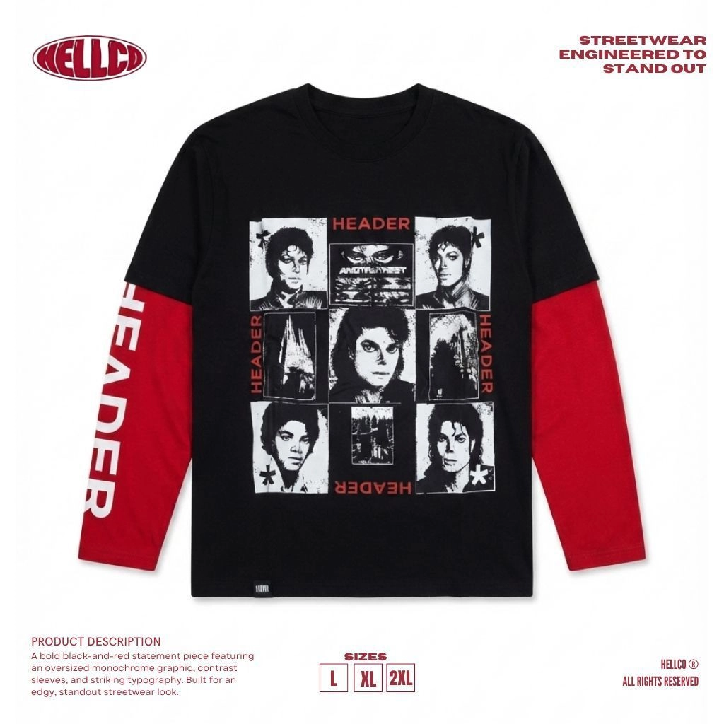 Long sleeves boxy tees 1