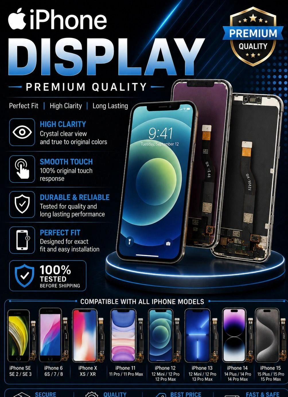 iPhone display