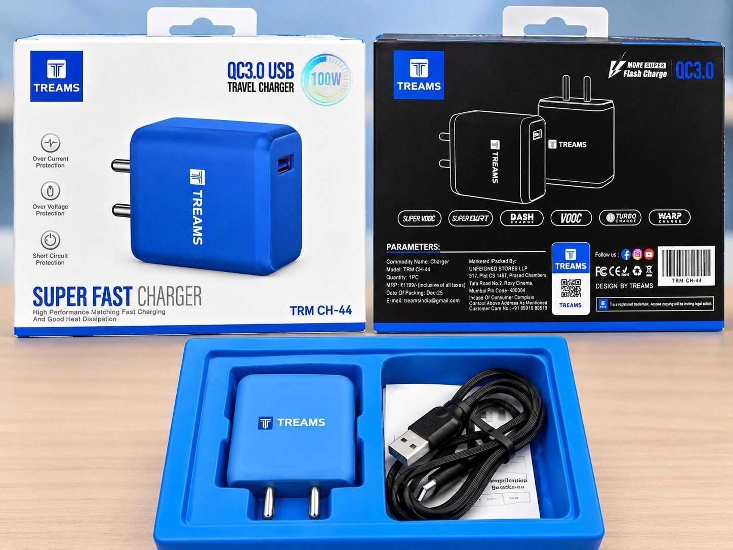 TREAMS QC 3.0 100 WAT CHARGER 1