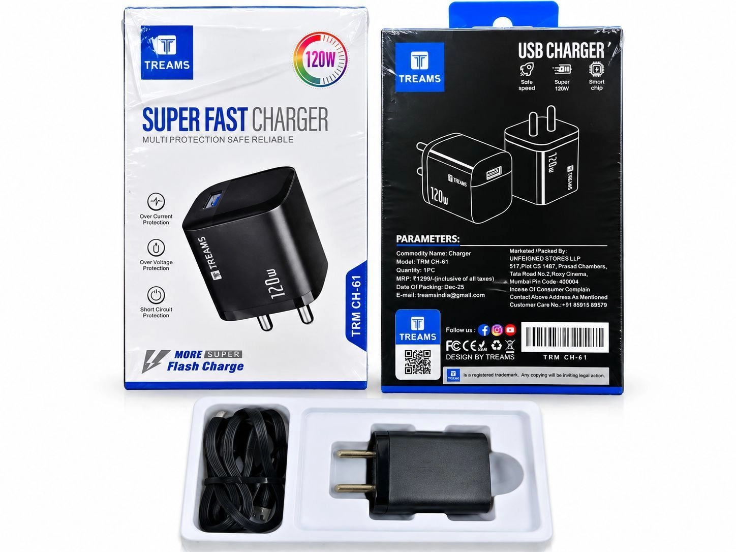 TREAMS 120 WAT SUPER FAST CHARGER 2