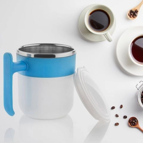 Stainless Steel Lid Cover Hot CoffeeTea Mug 3