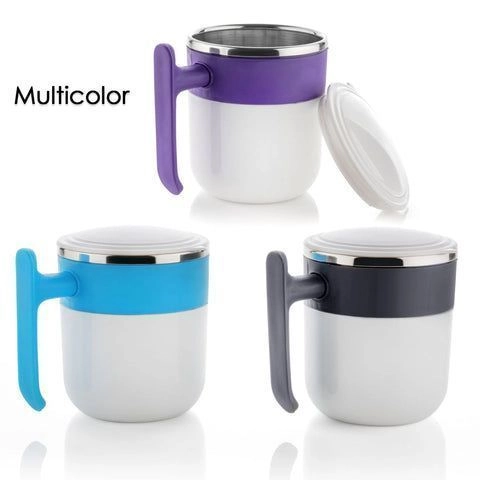 Stainless Steel Lid Cover Hot CoffeeTea Mug 5