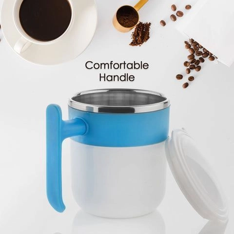 Stainless Steel Lid Cover Hot CoffeeTea Mug 6