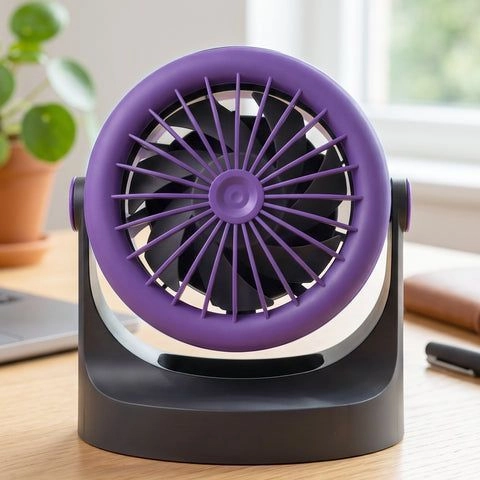Desktop Air Circulator Table Fan With Hanging Hook 2