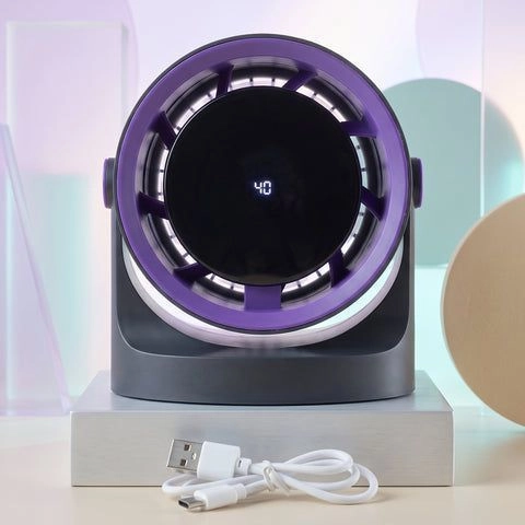 Desktop Air Circulator Table Fan With Hanging Hook 6