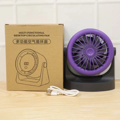 Desktop Air Circulator Table Fan With Hanging Hook 7