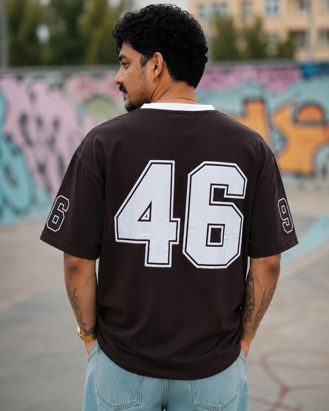 V-Neck Oversized Tees 2