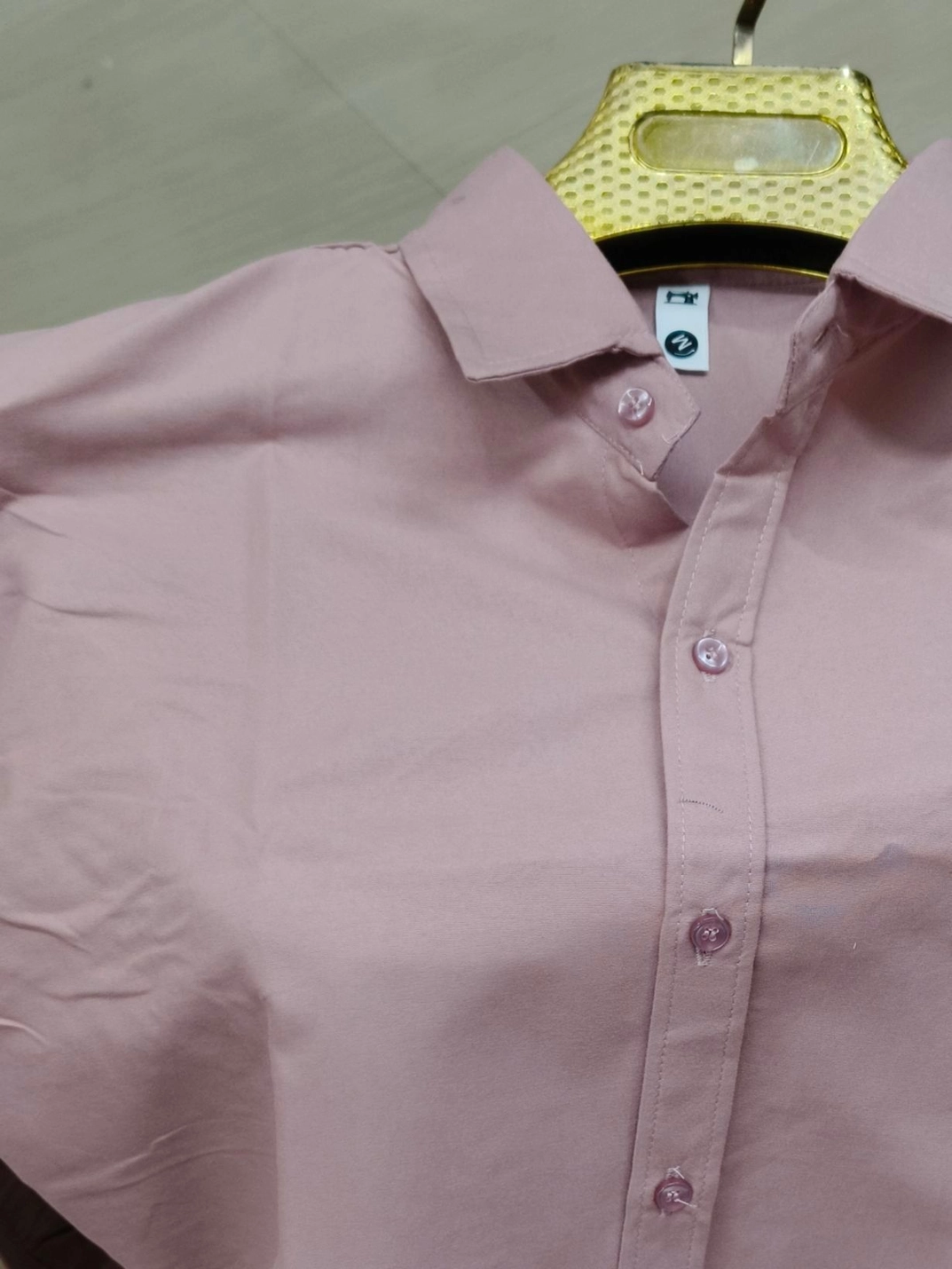 Men's Regular Fit Dusty Pink Casual Shirt 2