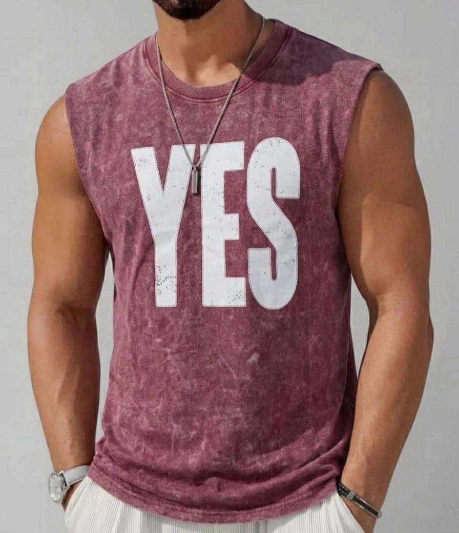 AeroWash Men's Acid-Wash Muscle Tank 1