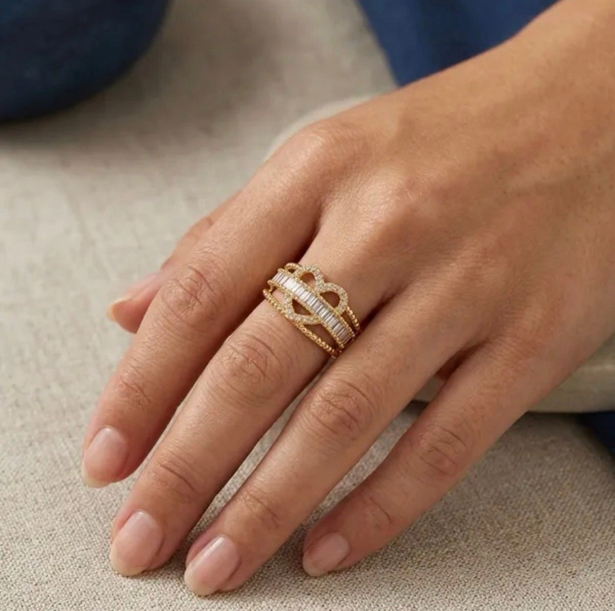 Interlocking Luxe Ring 1
