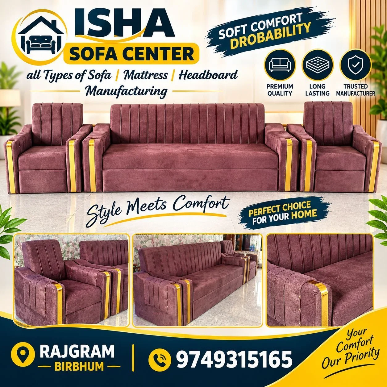 PRINUM QUALITY SOFA SET 1