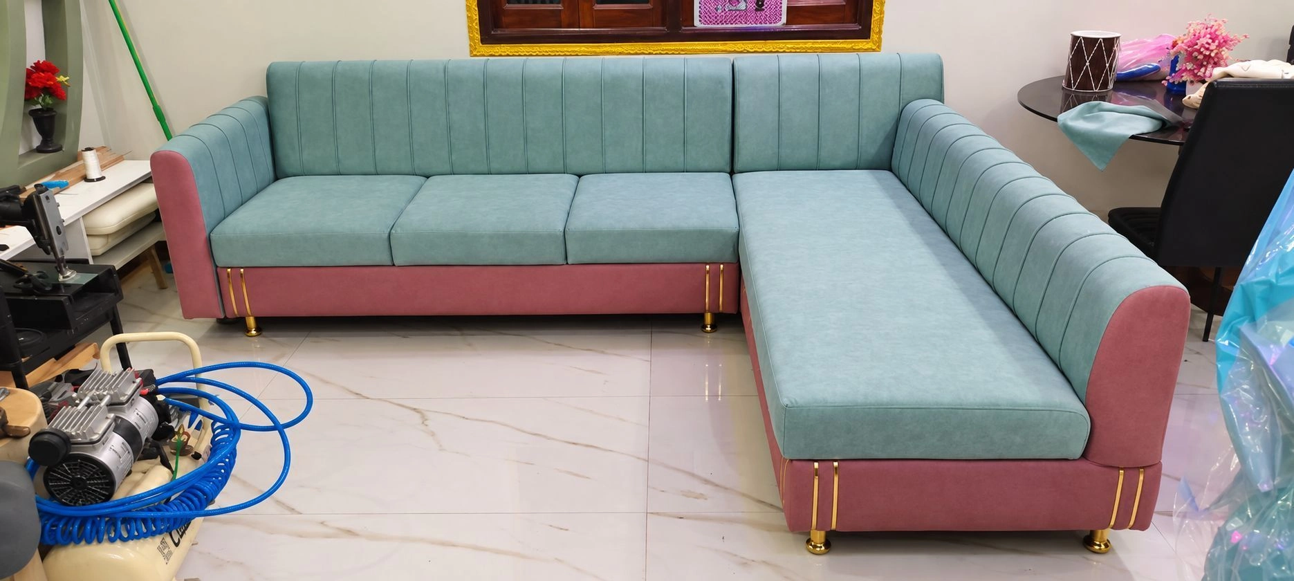 L SHAPE SOFA 2