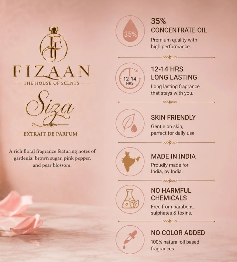 Siza Extrait de Parfum by Fizaan (The House of Scents) - Luxury Perfume 50 ML 3