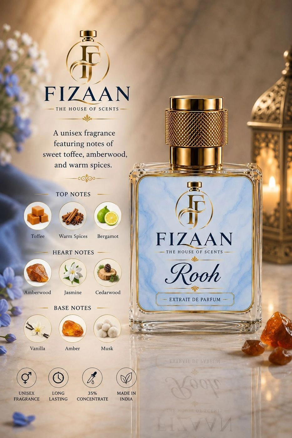 FIZAAN Rooh Signature Perfume - 50 ML