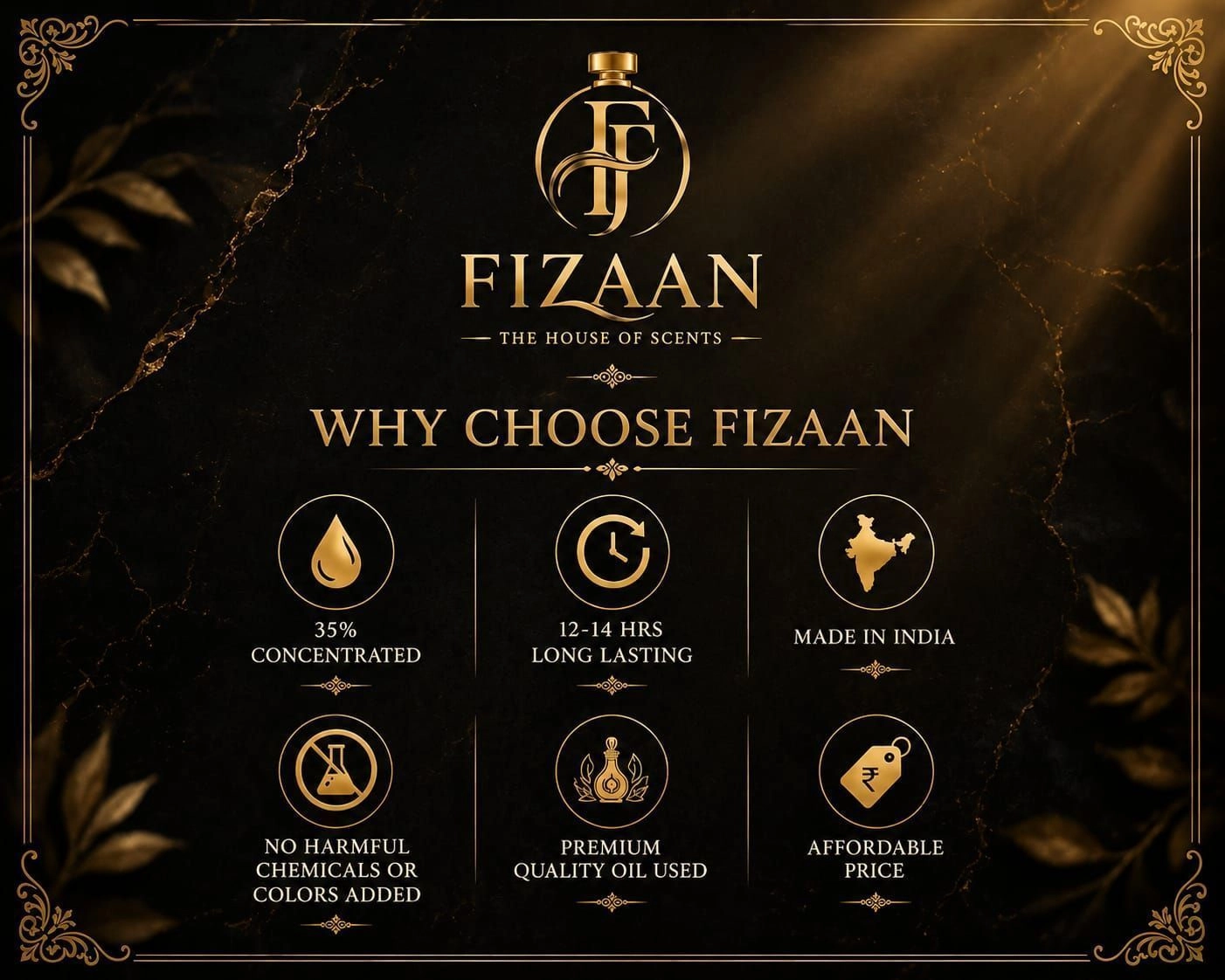 Abeer-Al-Oudh Extrait de Parfum by Fizaan - Luxury Perfume 50 ML 3