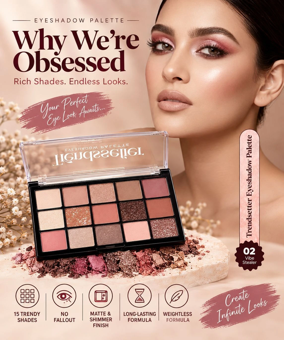 Hilary Rhoda Trendsetter Eyeshadow Palette 1