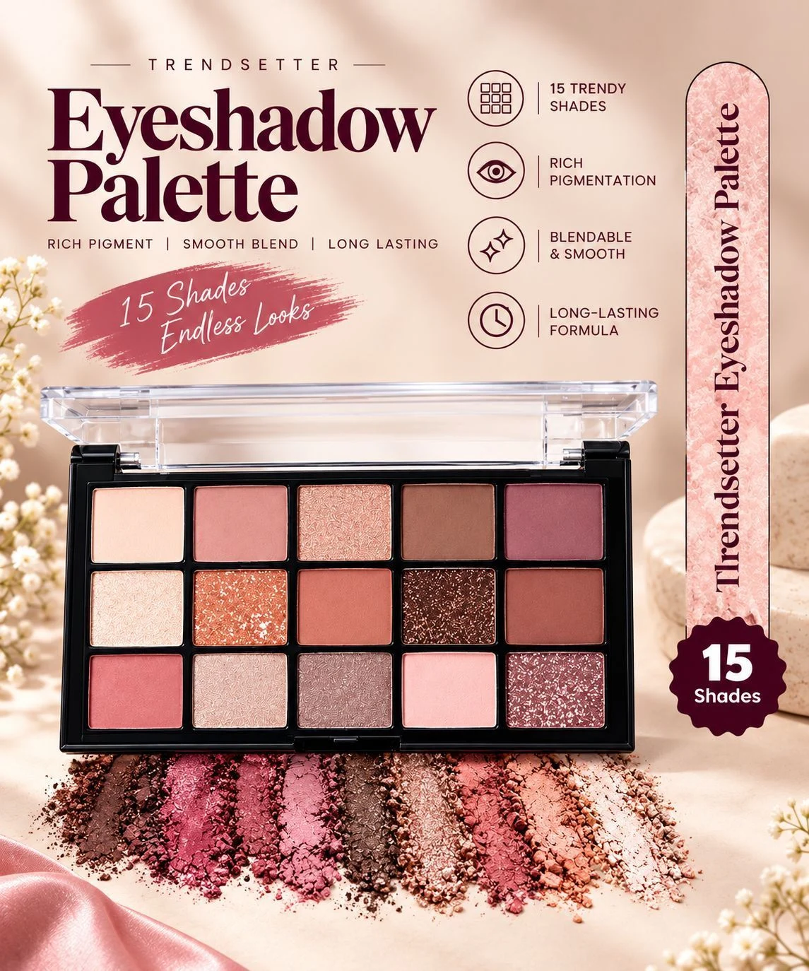 Hilary Rhoda Trendsetter Eyeshadow Palette 3