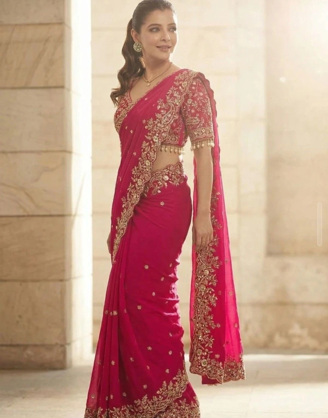 Red Saree 1