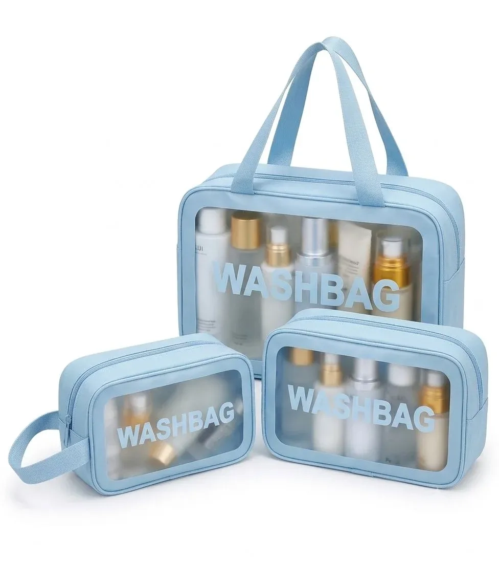 Travel Makeup & Cosmetic Bag Set 4