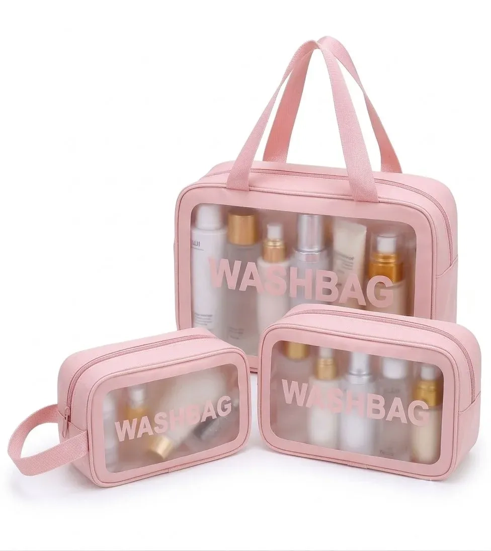 Travel Makeup & Cosmetic Bag Set 4