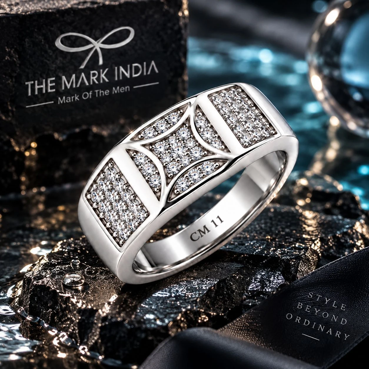 The Mark India Crystal Statement Ring 2