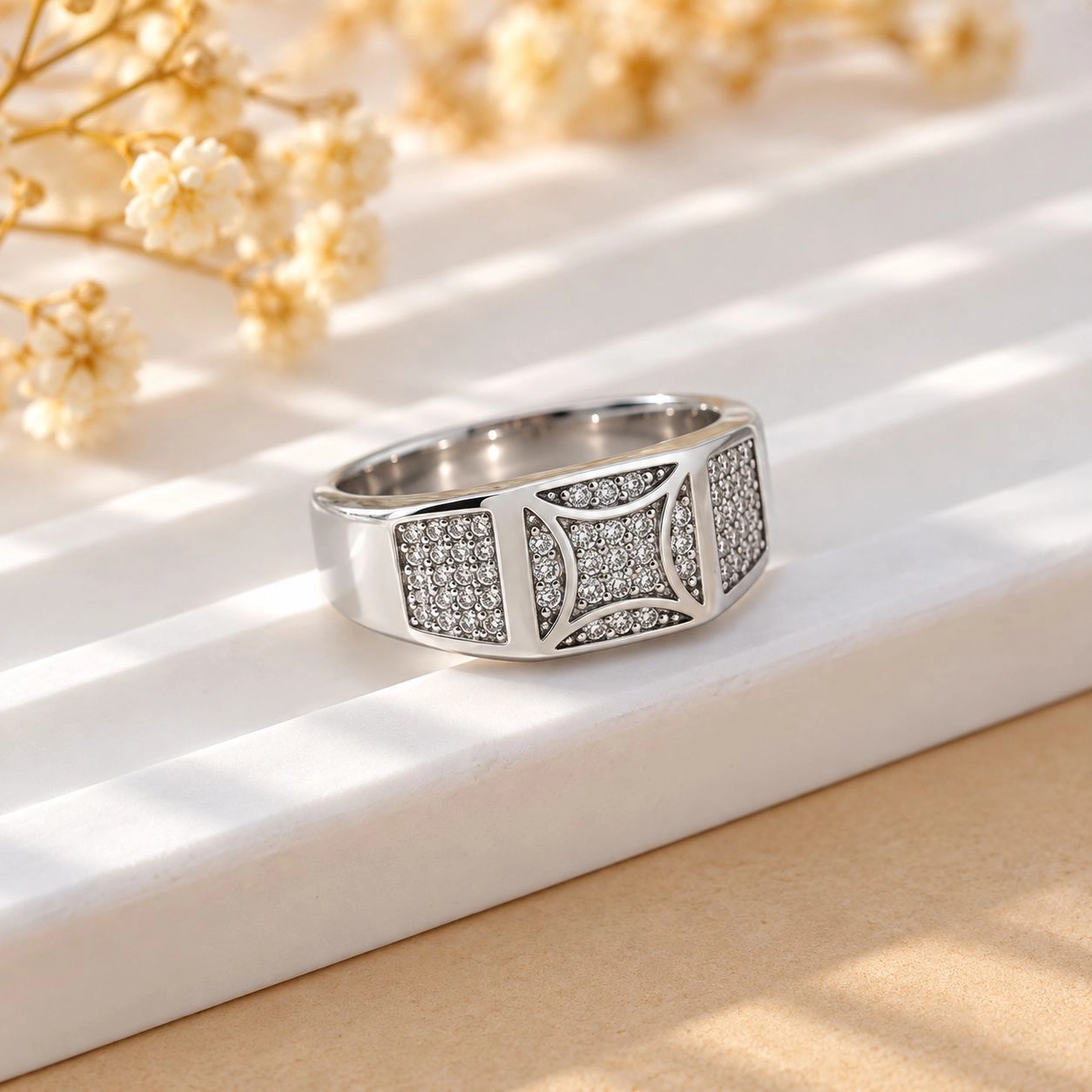 The Mark India Crystal Statement Ring 5