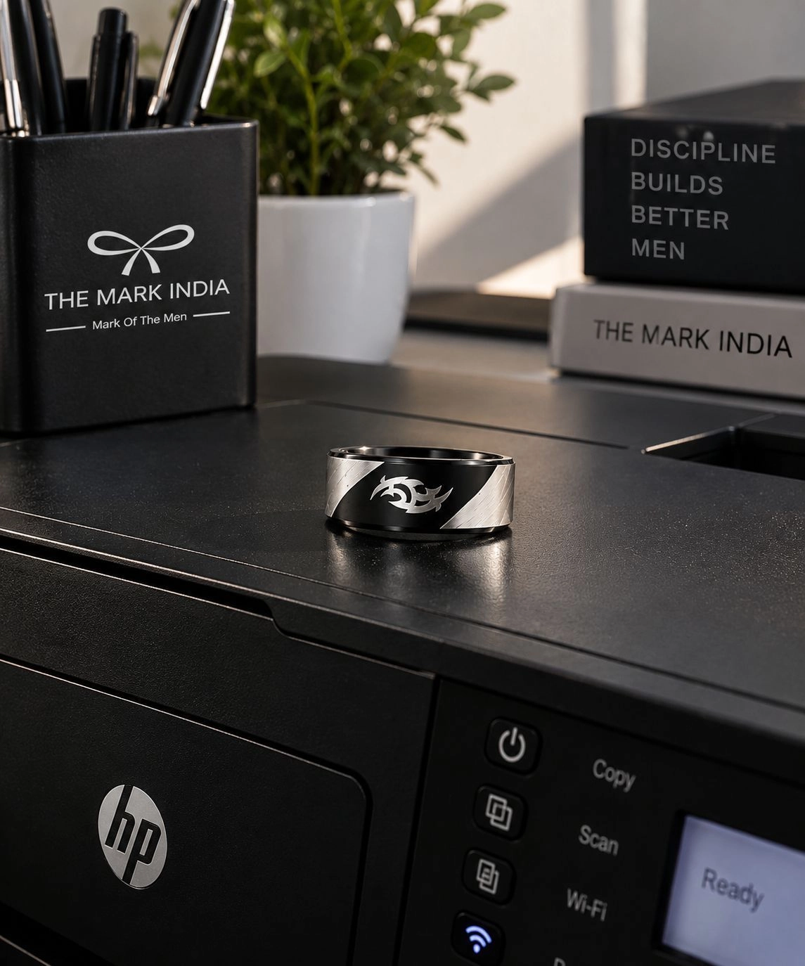 The Mark India- Black Mark Ring 3