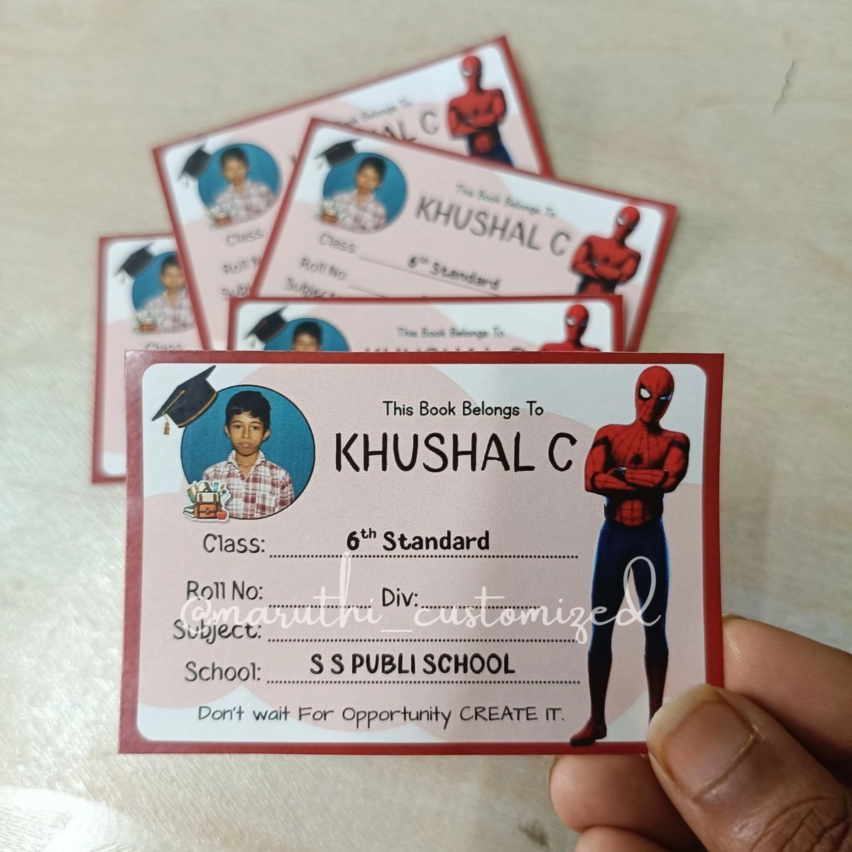 Customized Name stickers 2