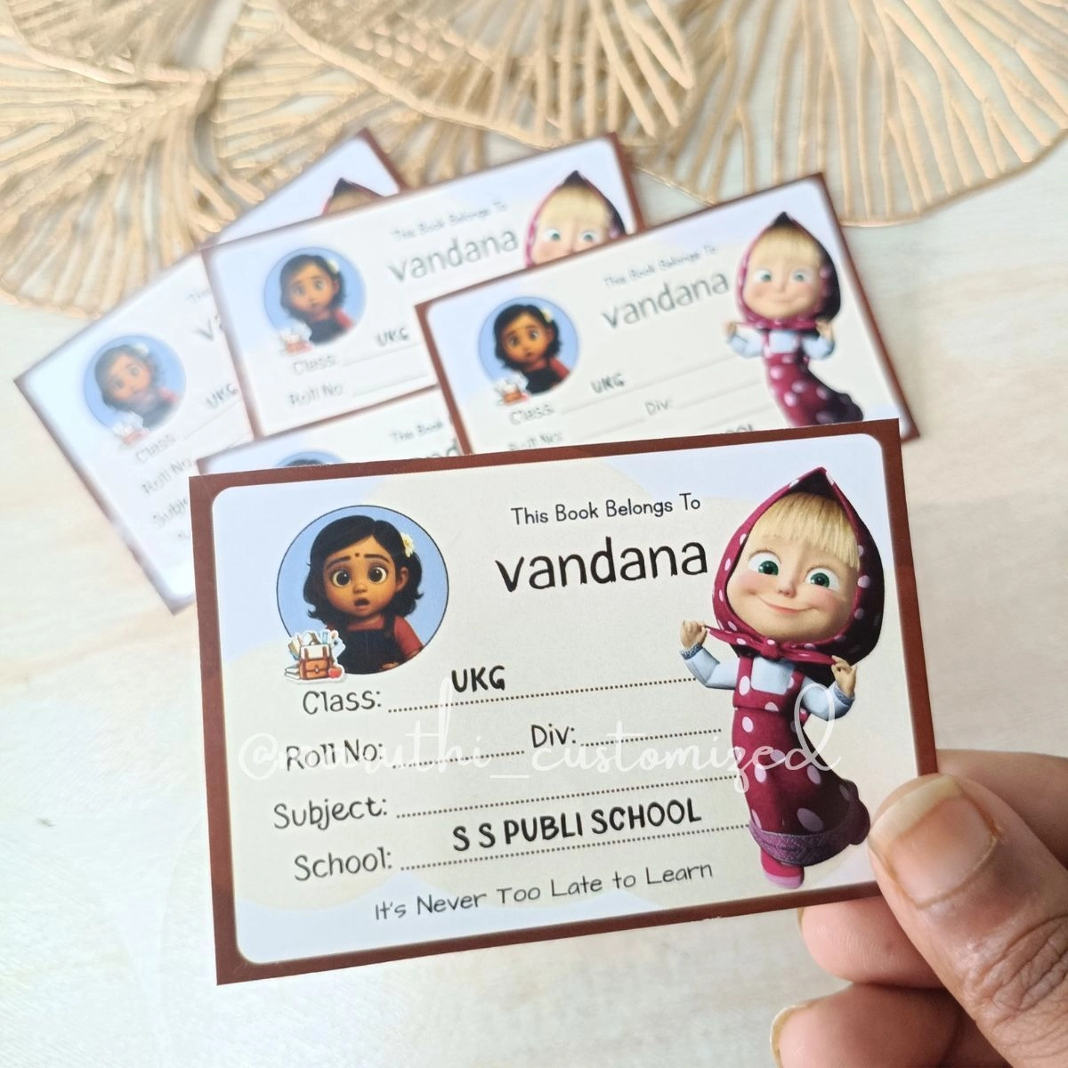 Customized Name stickers 3