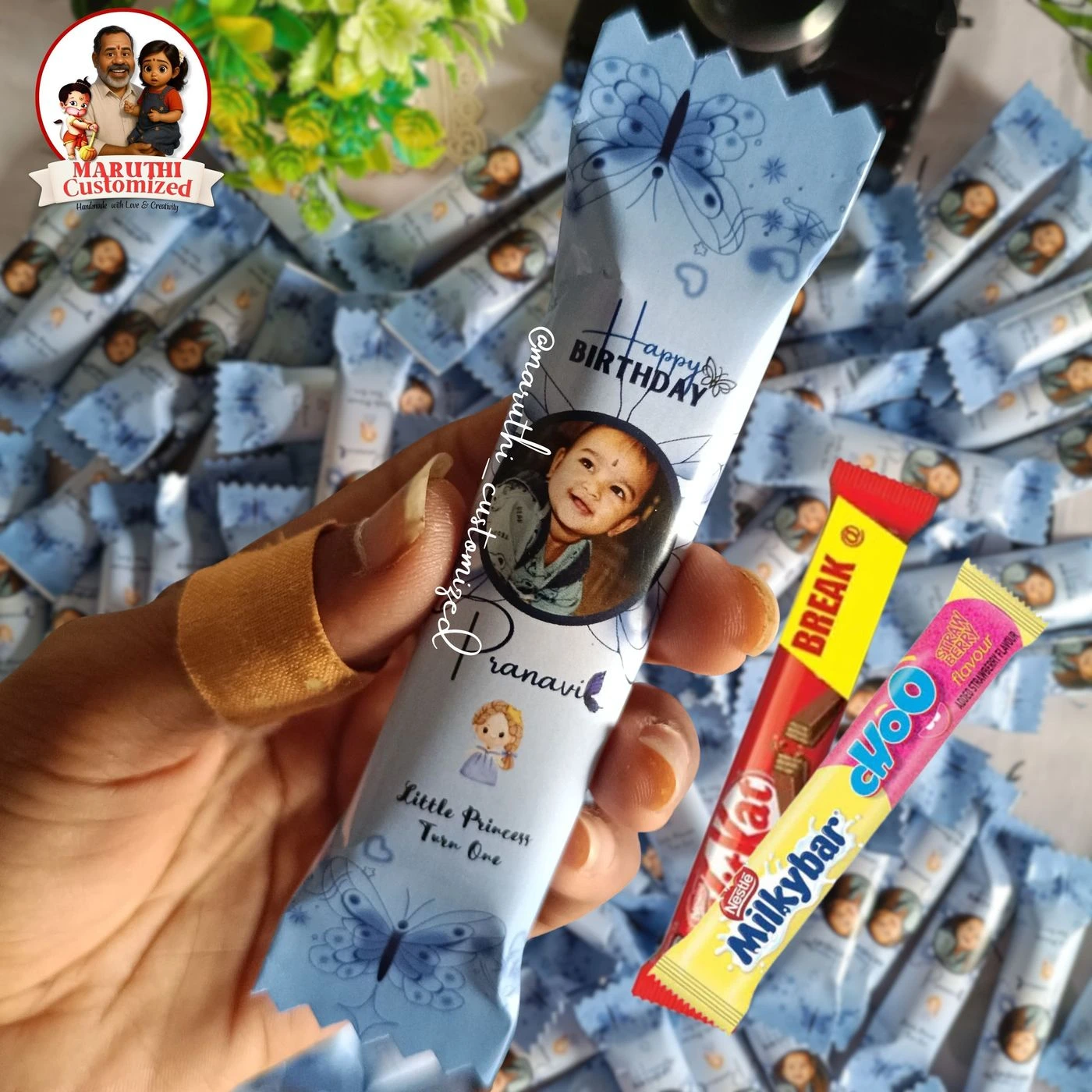 Mini milky bar Customized Chocolate 1