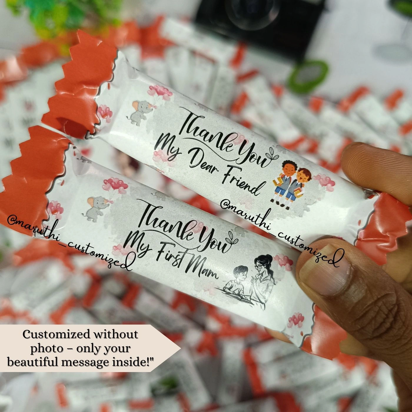 Mini milky bar Customized Chocolate 3
