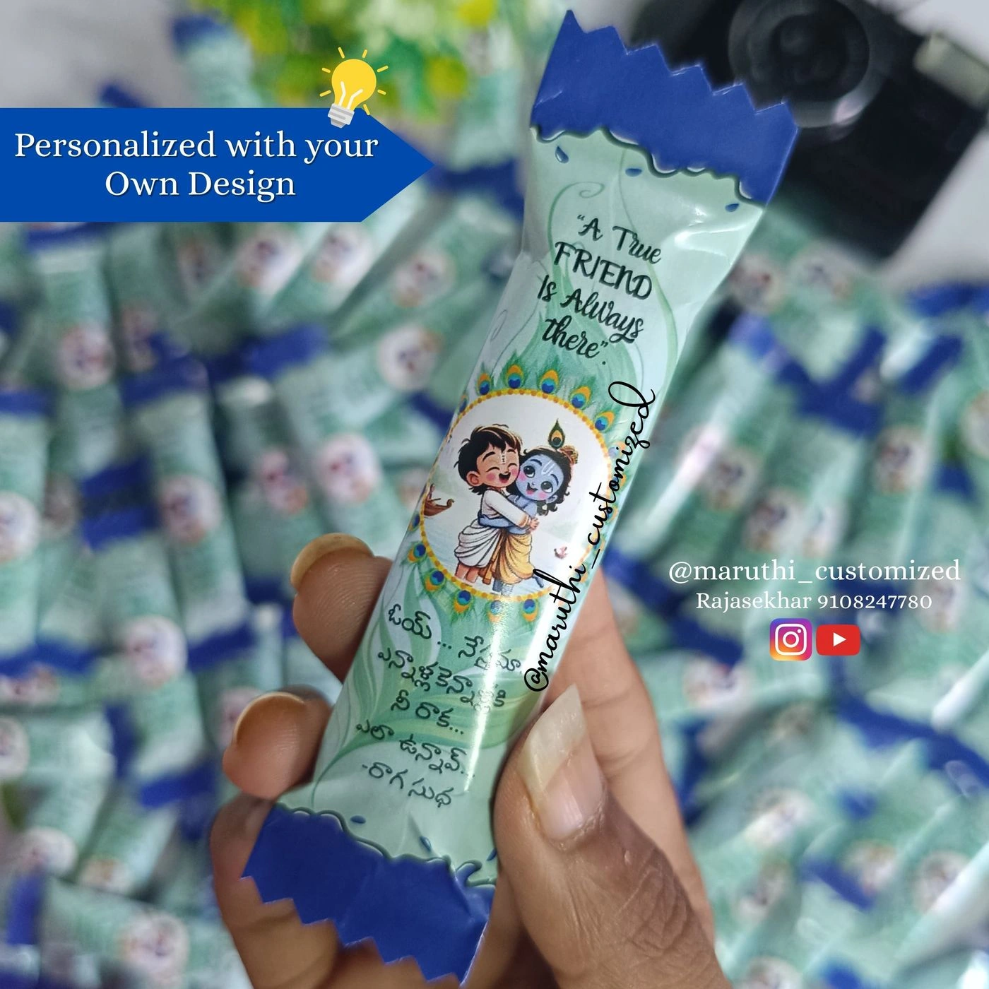 Mini milky bar Customized Chocolate 4