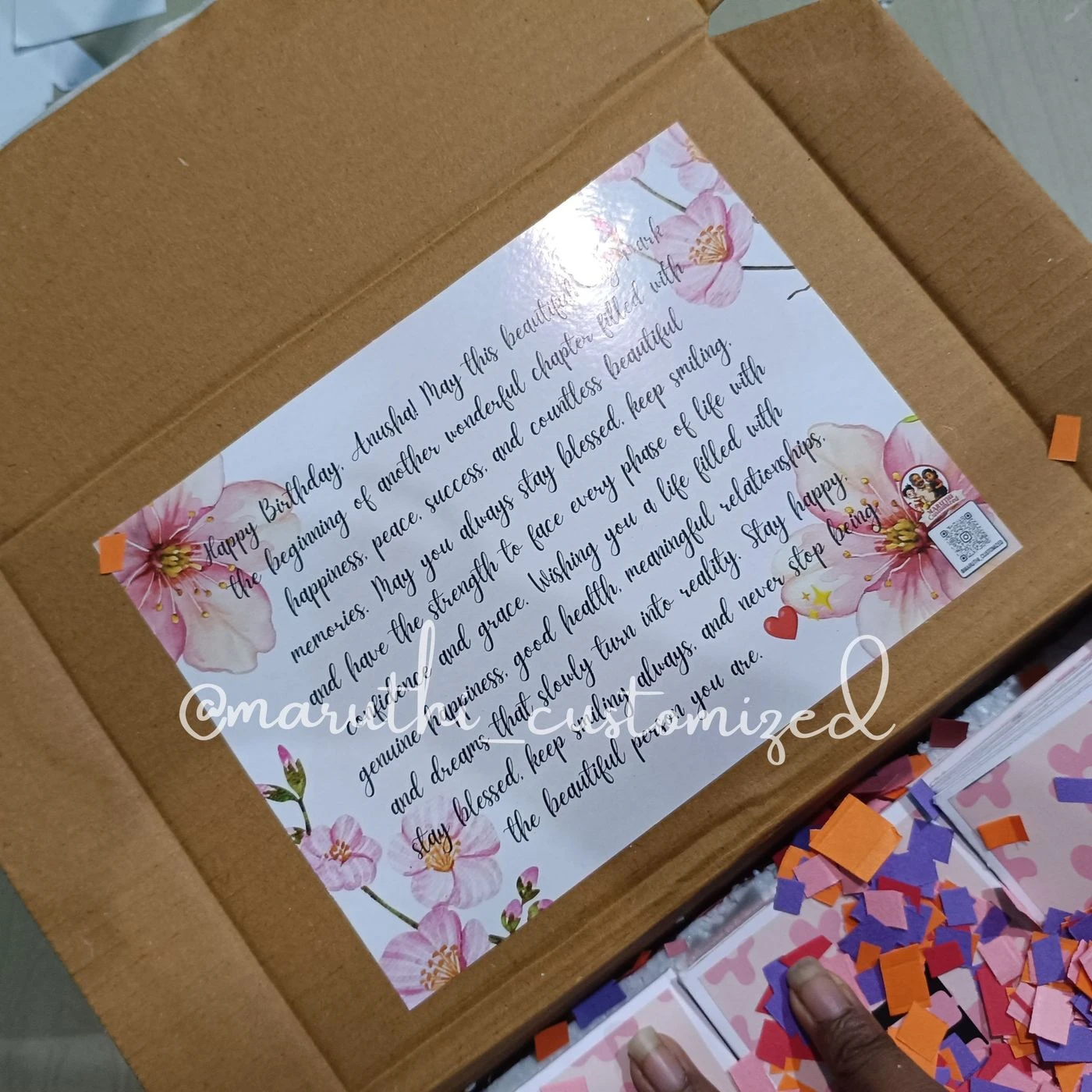 Birthday Popup Cubes (30 Cubes) 3